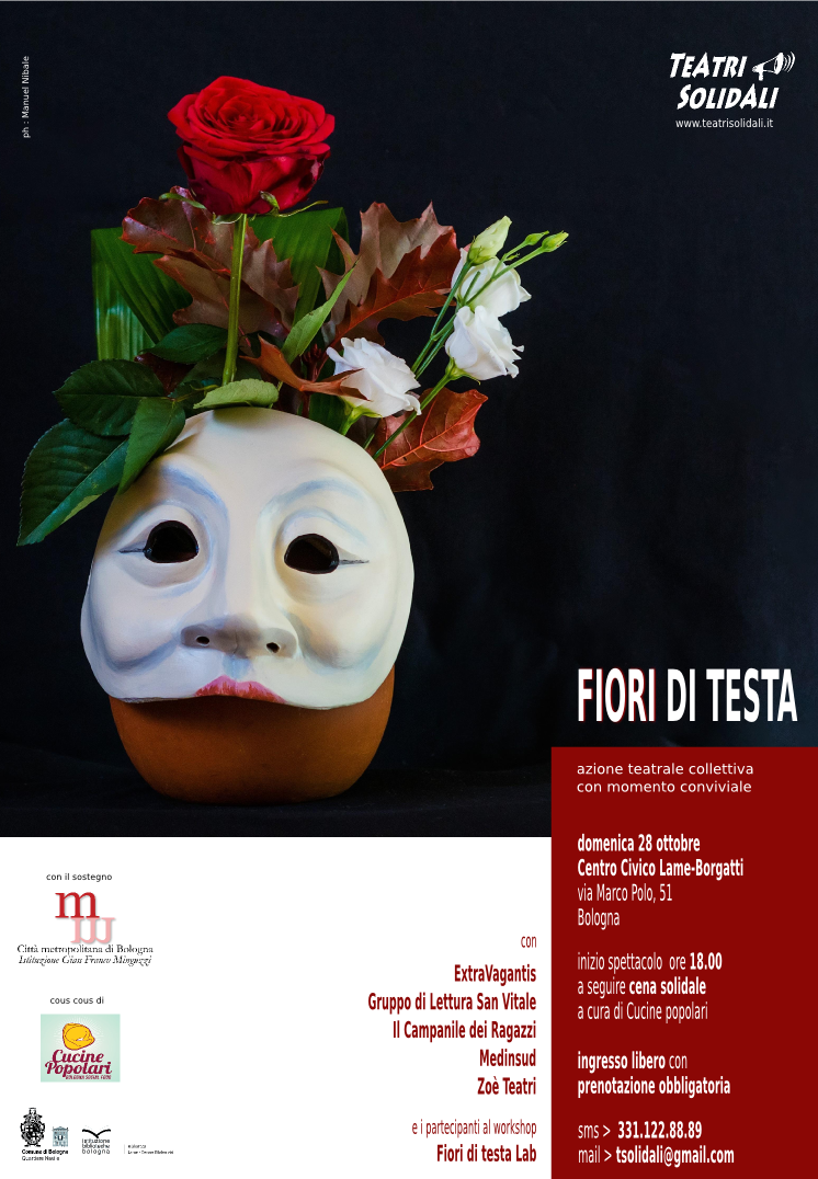 Fiori di Testa. Il nuovo spettacolo della rete Teatri Solidali